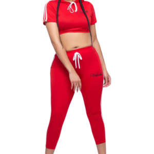 Red Women jump suit 4