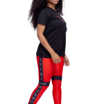 Red Women legging set 2