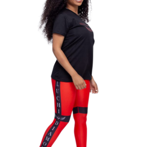 Red Women legging set 2