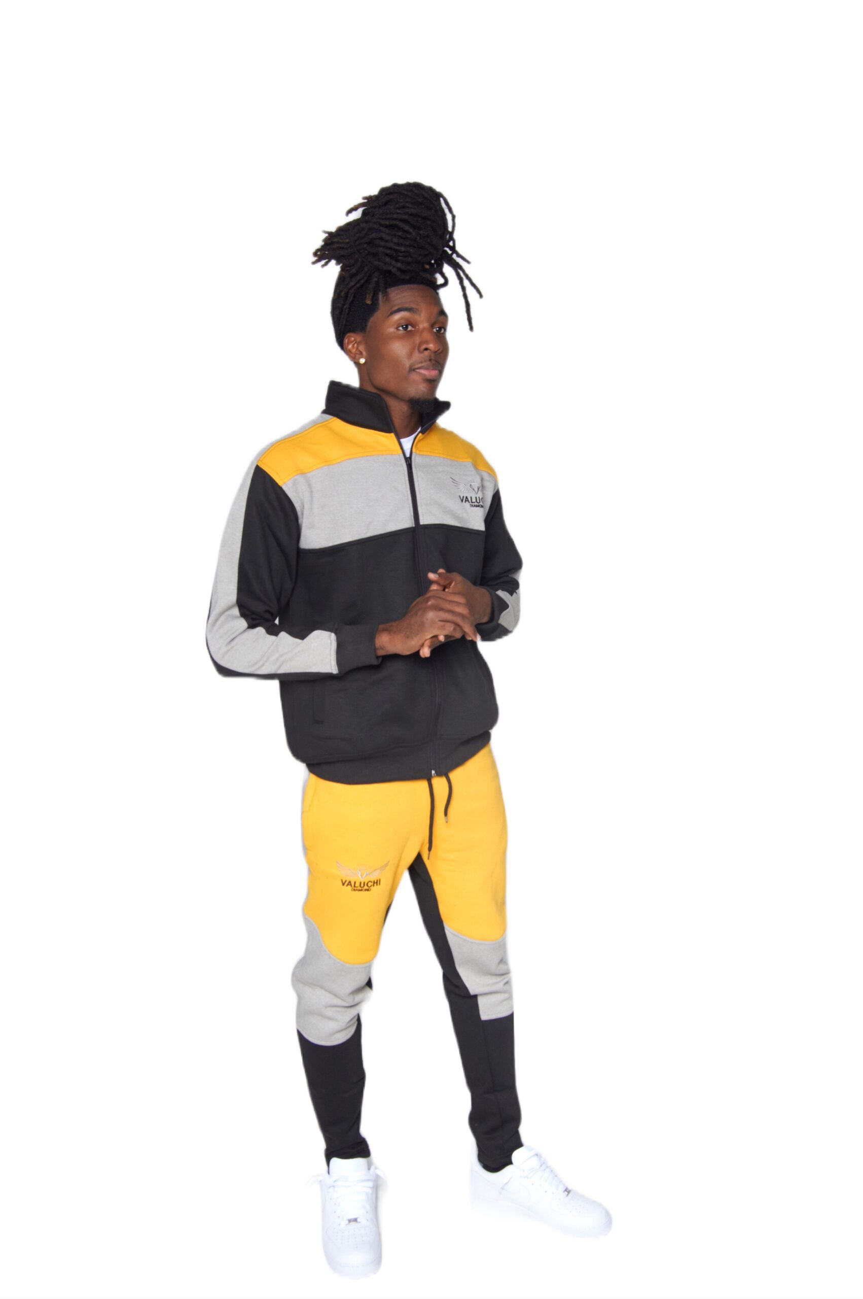 GREY/YELLOW/BLACK TRACKSUIT