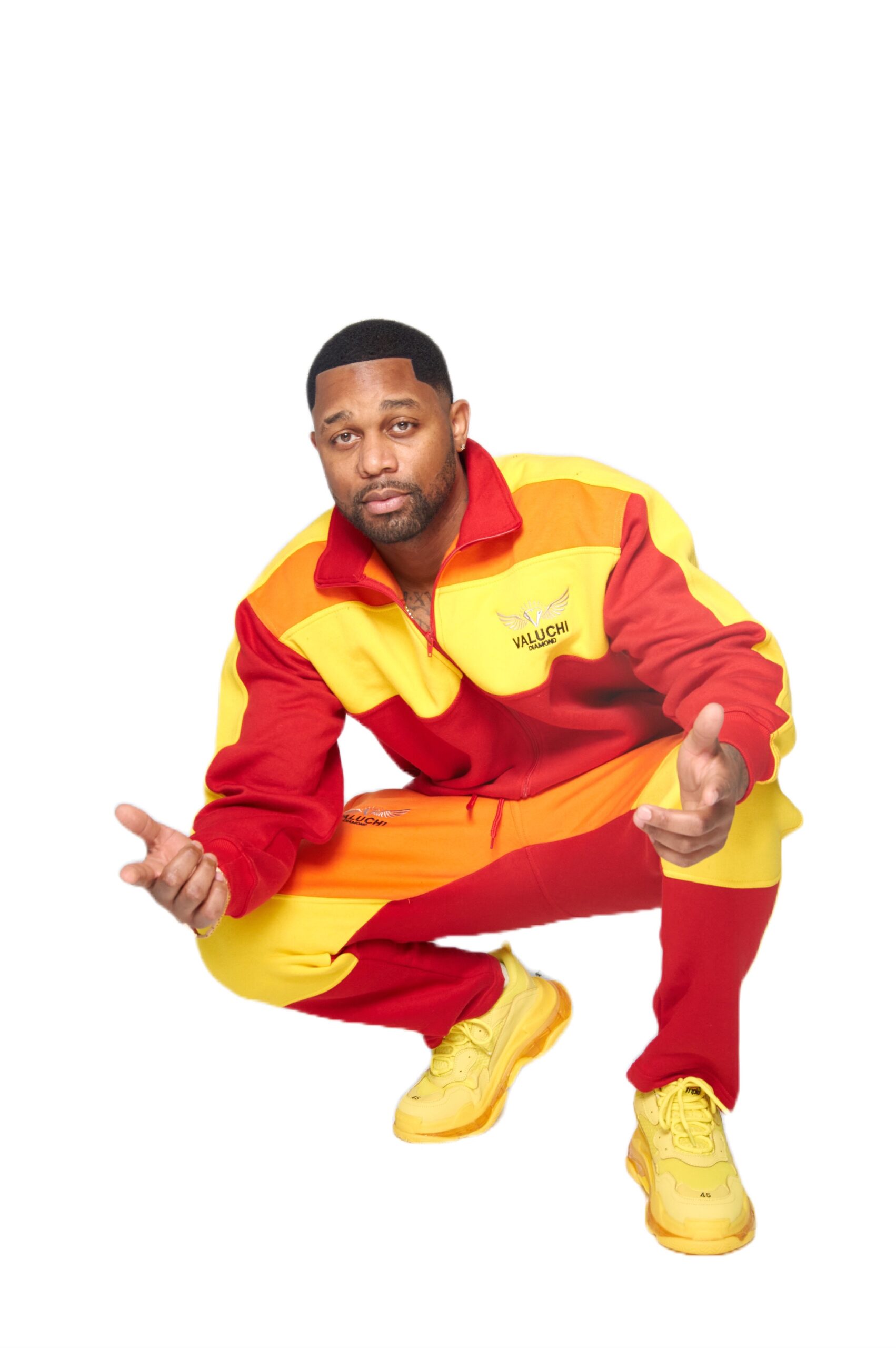 Orange/Yellow/Red Tracksuit