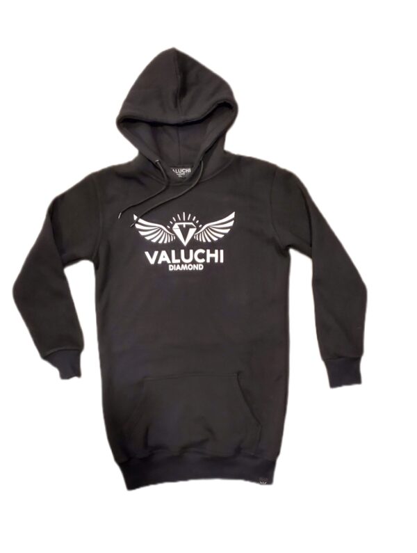 Black Women Hoody dress