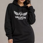 Black Women Hoody dress