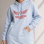 Baby Blue Hoody women dress