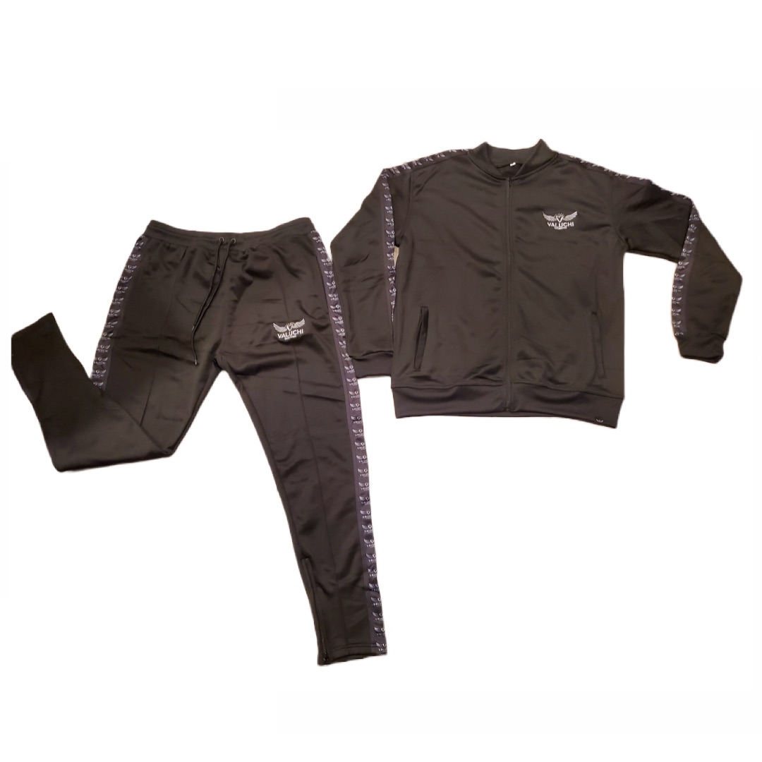 Black track suit