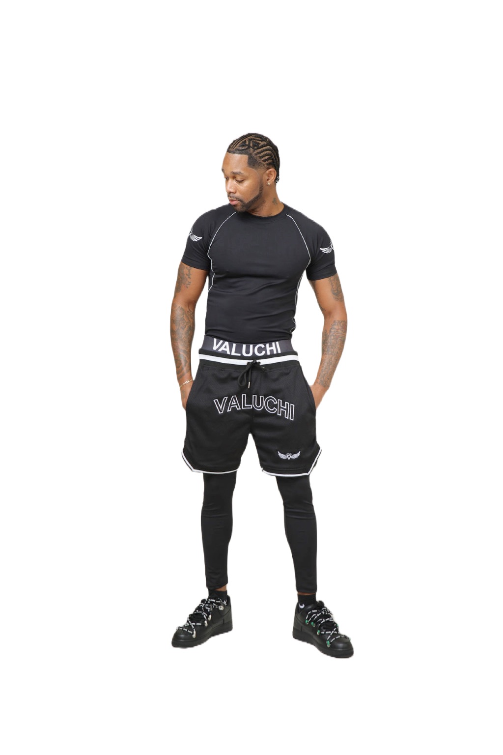 Black Men workout fit