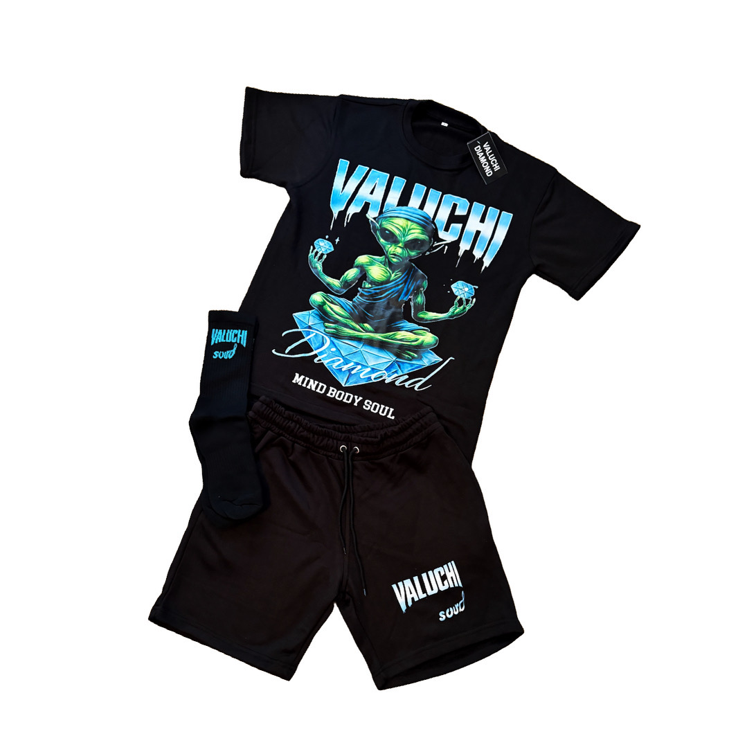 Black Alien Valuchi Short Set
